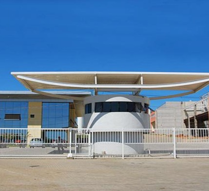 CELOG 1 — portaria do condomínio industrial, Quaresma Henriques Incorporadora