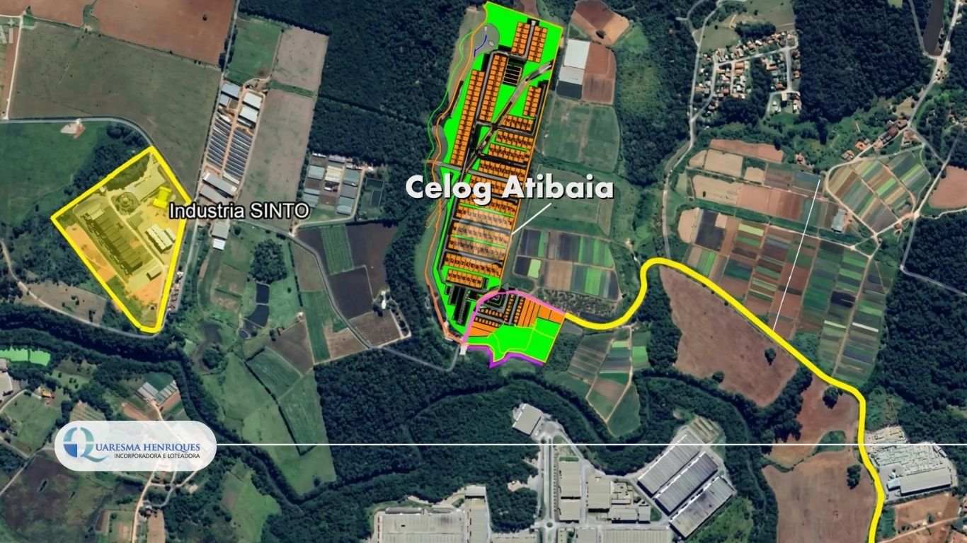 Localização do CELOG Atibaia — mapa da região, eixo SP-064 e Fernão Dias
