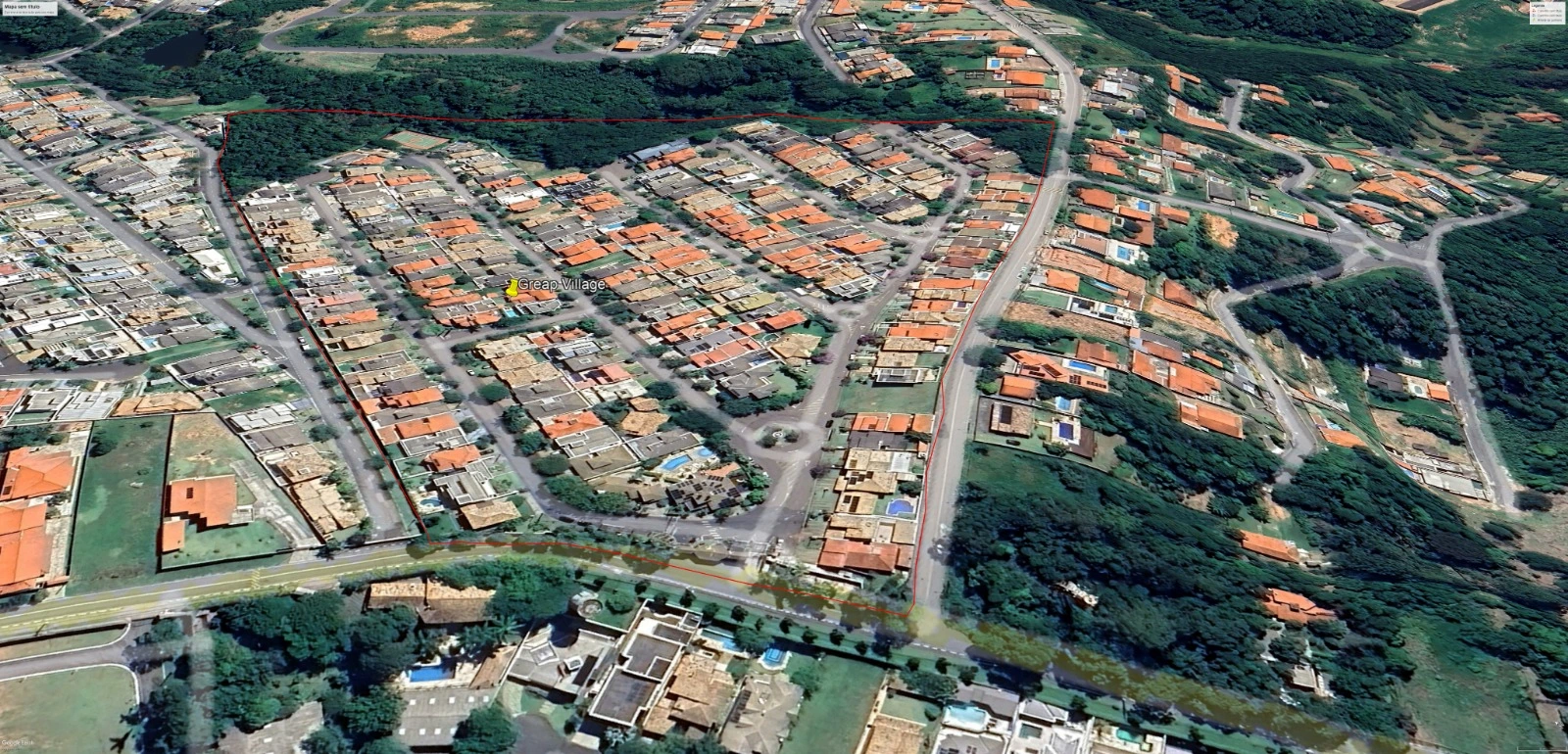 Grape Village — Vinhedo, vista aérea — Quaresma Henriques Incorporadora